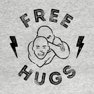 Free Hugs - BJJ fighter choke graphics T-Shirt